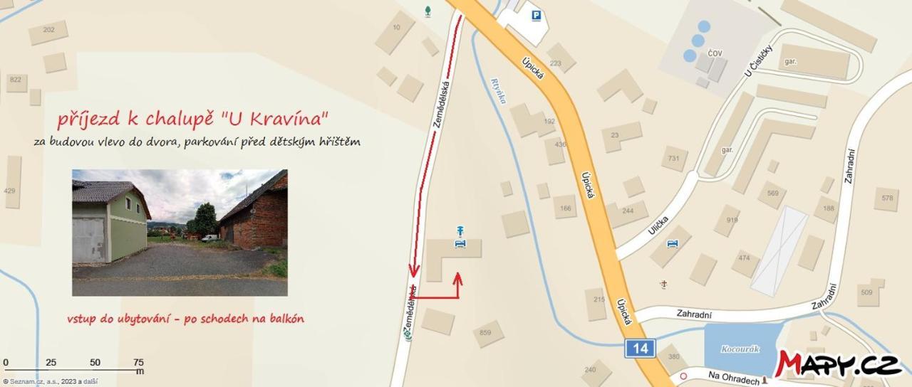 Chalupa U Kravina Rtyne v Podkrkonosi 외부 사진